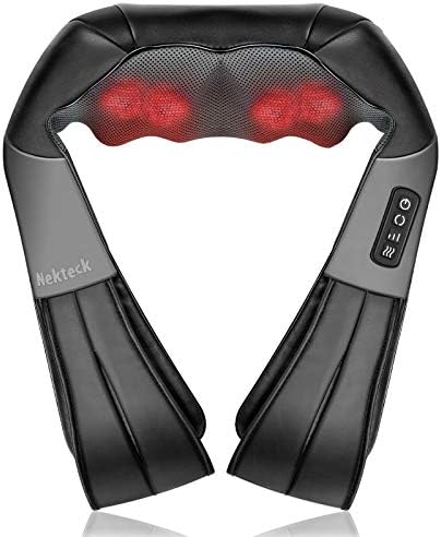 Nekteck Shiatsu Neck and Back Massager with Heat 1