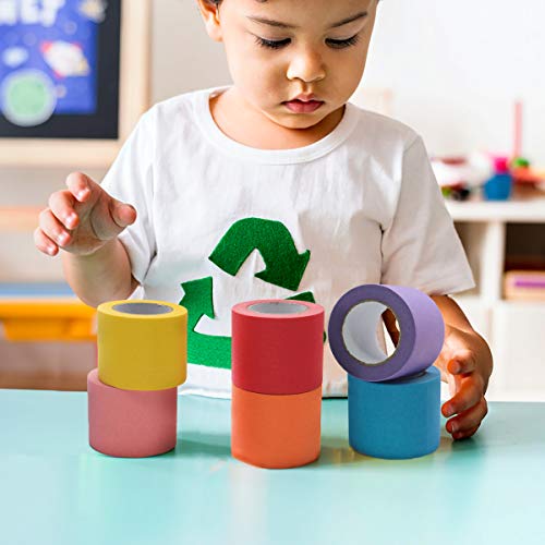 UQRUI Painters Tape 2 Inch Rainbow 7 Pack