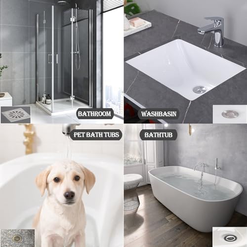 15Pack Disposable Shower Hair Catcher Waterproof Stickers