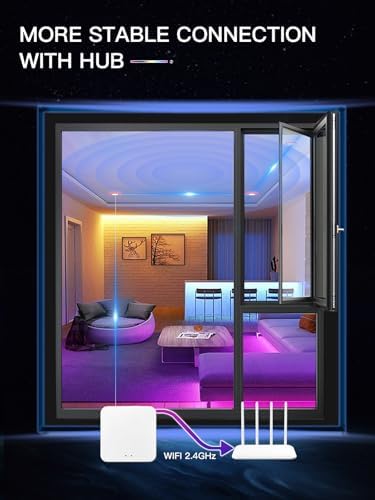 12 Pack Smart LED Recessed Lighting 4 Inch with APP Control