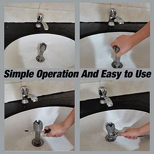 WMAZtool Dual-Ended Drain Wrench for Bath Shower and Closet Spuds