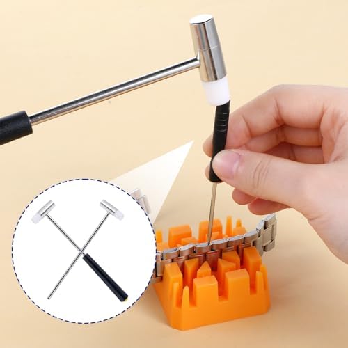Dual Head Mini Hammer Tool with Plastic and Metal Ends