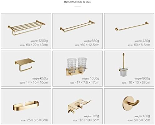 ANNBKA Brass Towel Bar Set with Cap Hook and Slippers Towel Holder