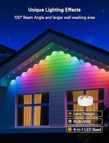 ANGELHALO 100ft Smart String Lights with 72 LEDs 1