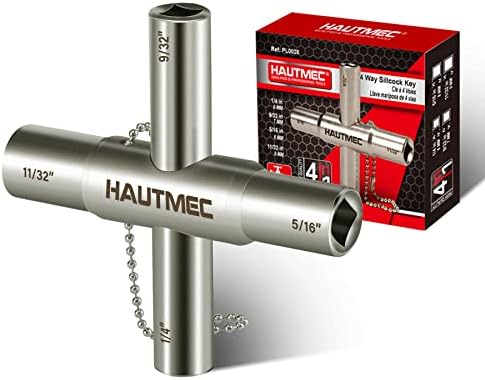 HAUTMEC 4 Way Sillcock Water Key Set