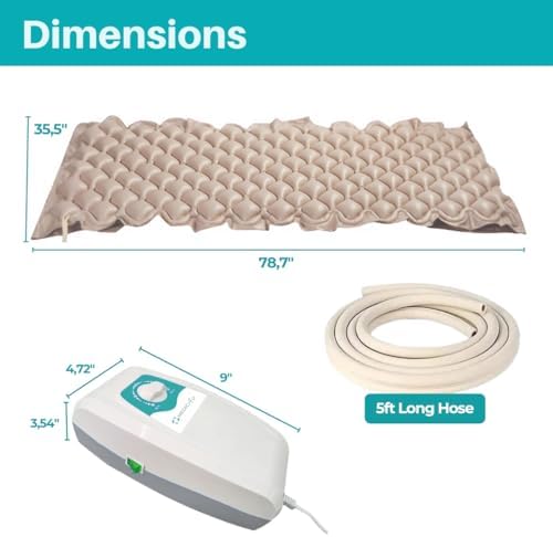 Safe Medic Pressure Mattress with Electric Pump for Bed Sores Prevention