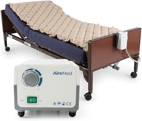 AireMed Alternating Pressure Pump Pad - Quiet Electric - Hospital Twin Size