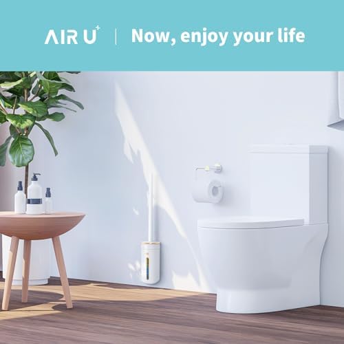 AIR U Toilet Brush Starter Kit with 24 Refills