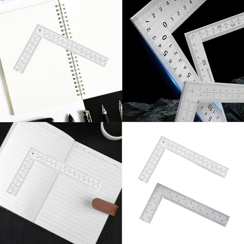 Stainless Steel Framing Square L Shape Ruler for Woodworking and Engineering
