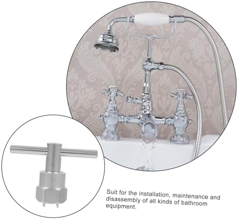 IWOWHERO Adjustable Faucet Wrench Tool for Plumbing and Drain Cleaning