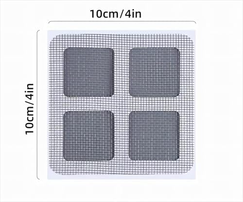 50 Pack Disposable Hair Catcher Sticker 4x4 Inch