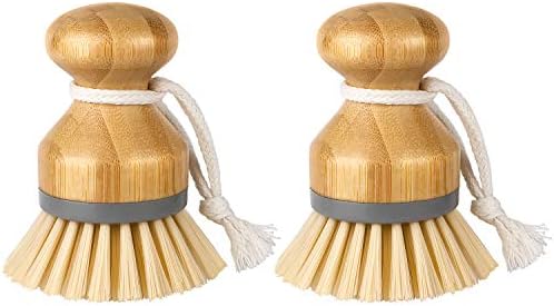 MRSIGA Bamboo Palm Brush Pack of 2 1