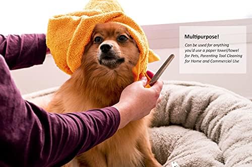 10 Pack Extra Large German Shammy Cloths for Pets and Home Use