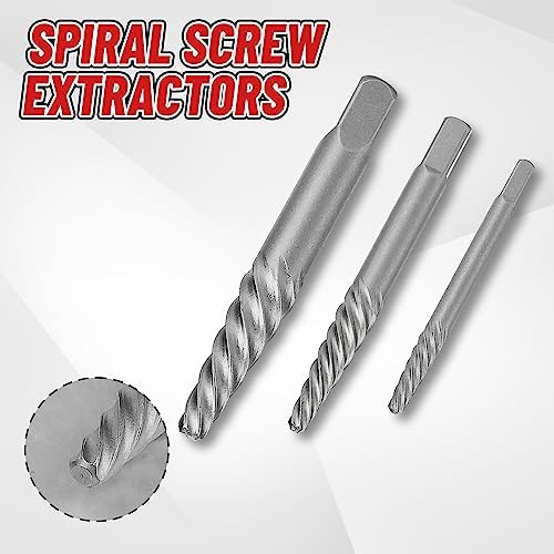 14 Piece Screw Extractor Set with Left Hand Drill Bits