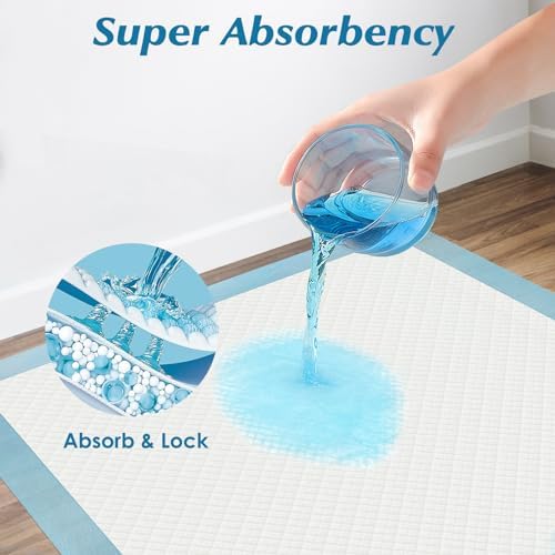 50 Count 30x36 Super Absorbent Disposable Underpads for Baby Pet Adults