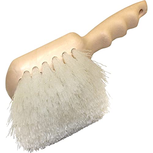 Genuine Joe 98215 9-Inch Nylon Utility Brush White 1