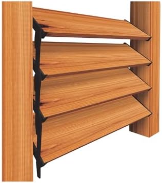 Nuvo Iron LSB48 Louver Shutter System - Black