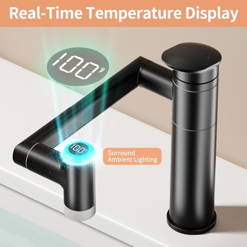 SINGSUO High Pressure Shower Head 1080 Rotatable Faucet Set