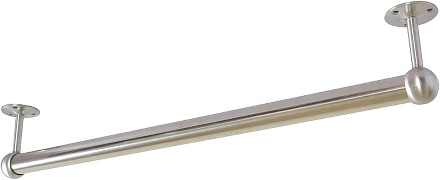 HYBXAQ Towel Bar Stainless Steel Brushed Silver 30cm Bathroom Holder