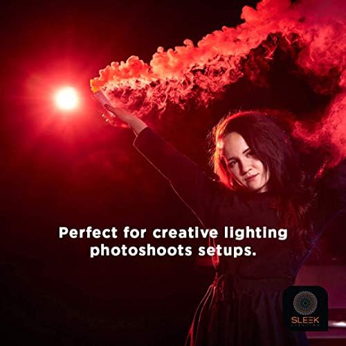 SLEEKLIGHTING 23W T2 Red Spiral CFL Bulb 4 Pack UL Approved