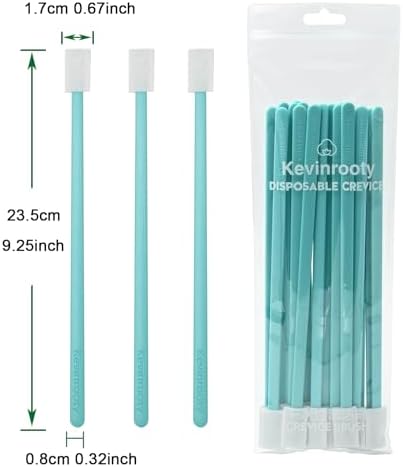 20PCS Crevice Cleaning Brush Tool Kit Disposable Toilet Brush Seat Cleaner