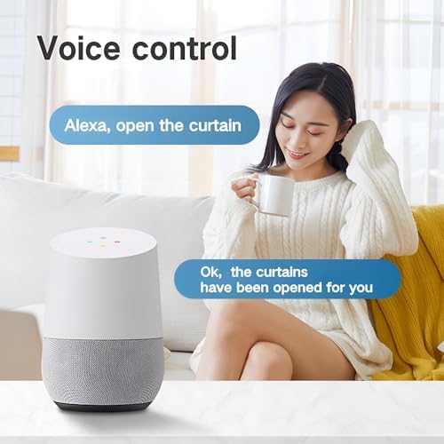 Smart Curtain Track System with Mini Wifi Motor