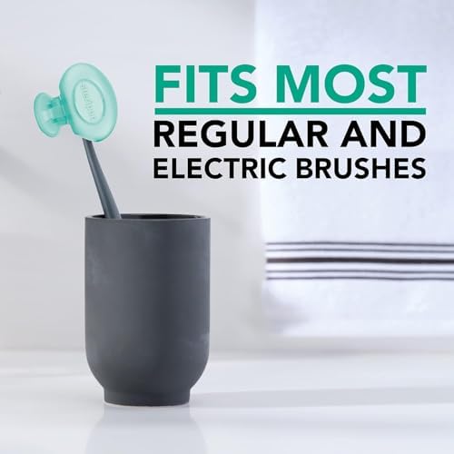 Steripod Clip-On Toothbrush Protector 2 Count with Peppermint