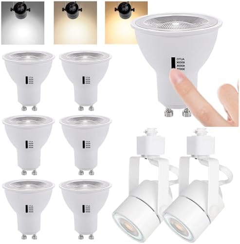 Bravsekai Dimmable GU10 LED Track Light Bulbs 6PCS