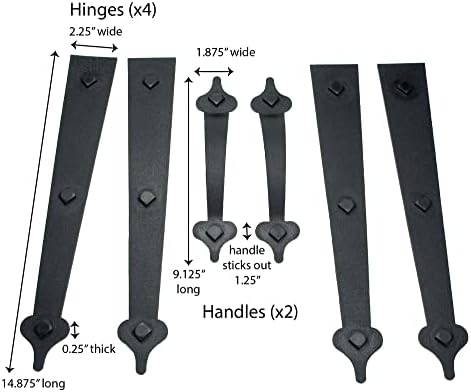 Household Essentials Decorative Garage Door Magnets Set of 6
