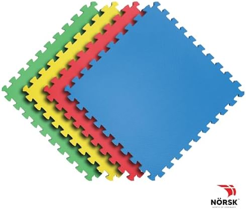 Norsk Reversible Kids Puzzle Play Mats 12 Tile Set