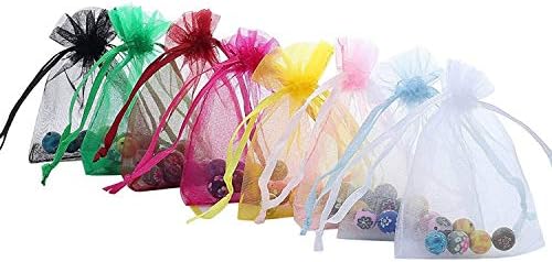 100pc 4x6 Inch Mixed Color Gift Wrap Bags