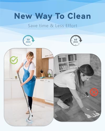 Gremap Electric Spin Scrubber with 9 Heads