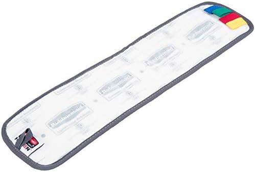 Rubbermaid HYGEN Microfiber Wet Mop Head Pad 18 inch Grey