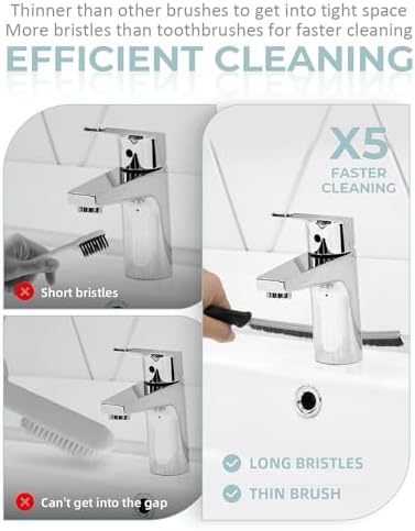 SXhyf Hard Bristle Crevice Cleaning Brush