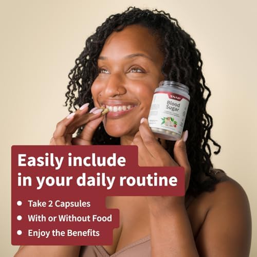 Snap Supplements Blood Sugar Blend 60 Capsules 2 Pack 1