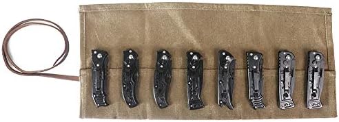 HERSENT Pocket Knife Roll Bag with 8 Slots 1