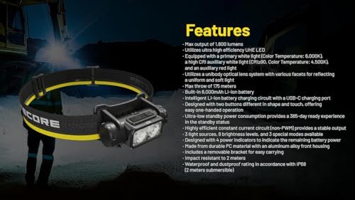 Nitecore NU25 NU53 Headlamp Combo 1