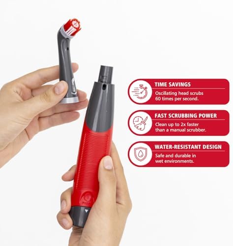 Rubbermaid Reveal Power Scrubber with Multi-Purpose Head
