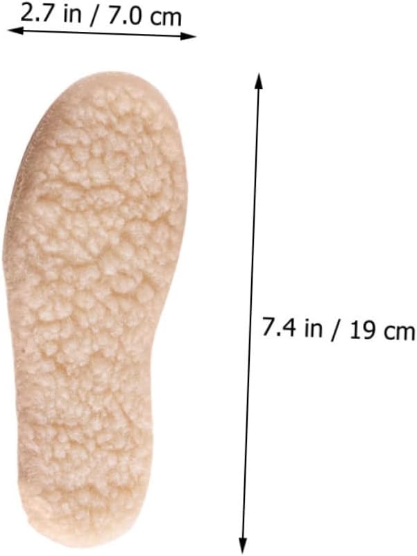Gogogmee Warm Fleece Insoles for Winter and Everyday Use