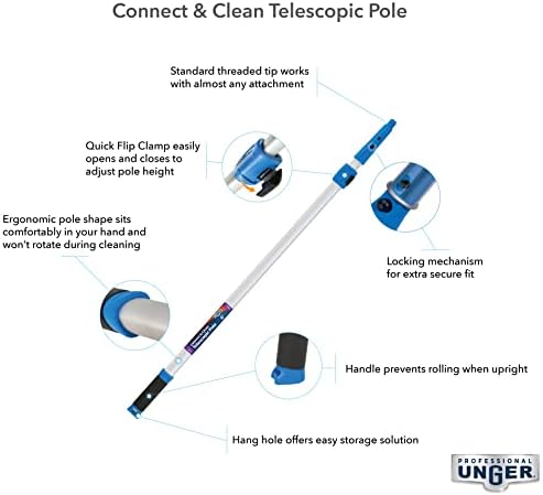 Unger Professional 36 Telescopic Extension Pole Pack of 2