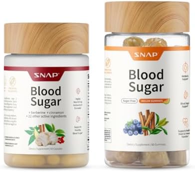Snap Supplements Blood Sugar Blend Capsules Gummies 1