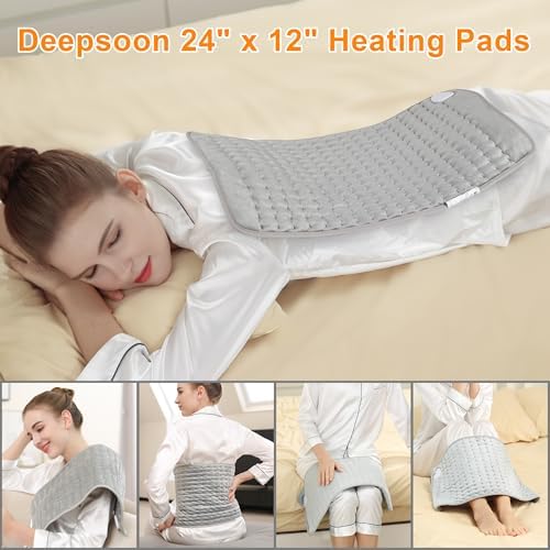 Deepsoon Heating Pad with 6 Temperature Settings