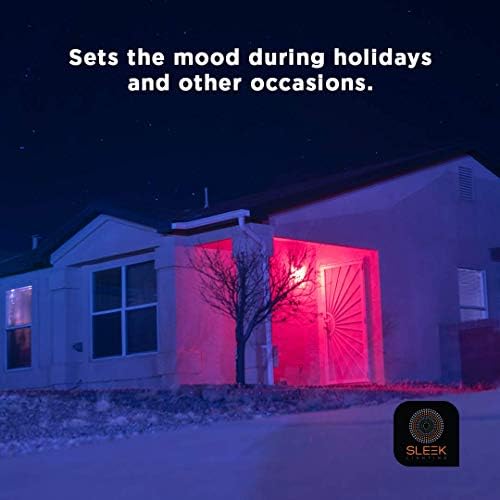 SLEEKLIGHTING 23W T2 Red Spiral CFL Bulb 4 Pack UL Approved