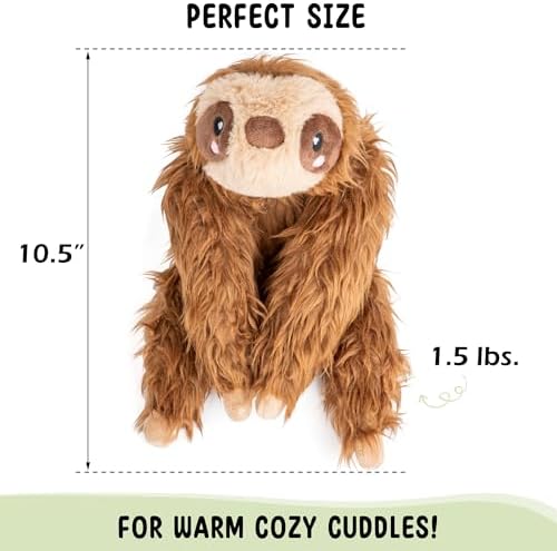 Happy Fuel Sloth Microwavable Heat Pad - 15 lbs Unscented