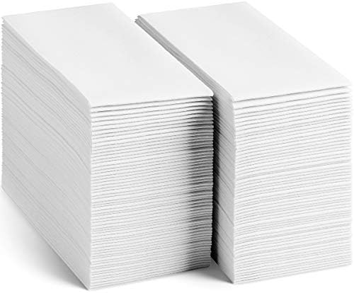 200-Pack Disposable Linen-Feel Guest Towels