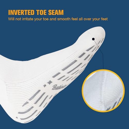 Bulinlulu Extra Wide Socks for Swollen Feet 4 Pairs