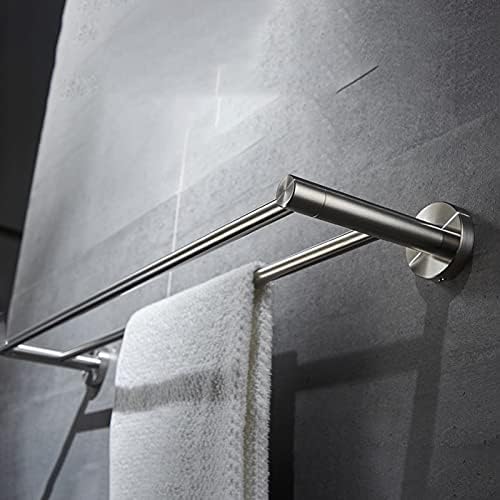 TiStm Wall Mounted Towel Rail Stainless Steel Brushed Finish