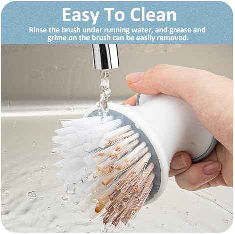 LINGTONG Dish Brush with Tray Set