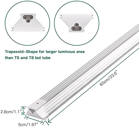 SZHLUX 6 Pack LED Shop Light 2FT 30W 4350LM Daylight White