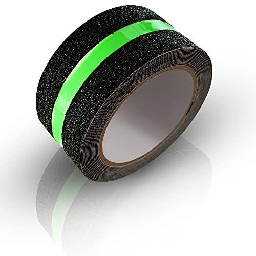 Electrodepot Glow in the Dark Traction Tape 2Inch x 16ft
